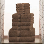 Superior Egyptian Cotton Pile Heavyweight 10-Piece Towel Set