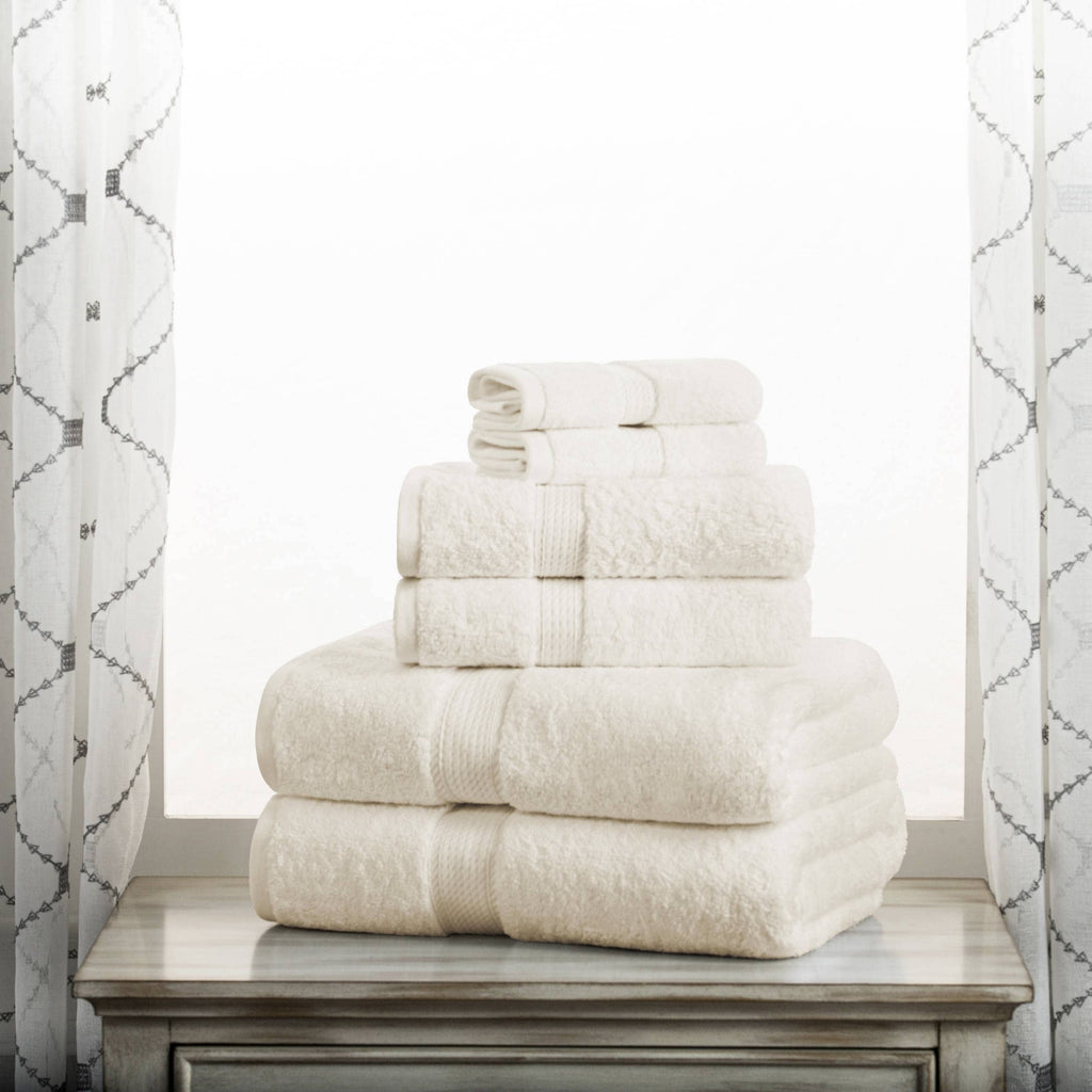 Superior Egyptian Cotton Pile Heavyweight 6-Piece Towel Set