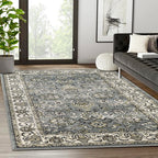 Superior Lille Classic Floral Medallion Indoor Runner or Area Rug