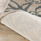 Superior Rio Reversible Non-Slip Grip Foam Mesh Indoor Area Rug Pad - Cream