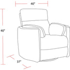 Fairview Home Swivel Power Glider Recliner