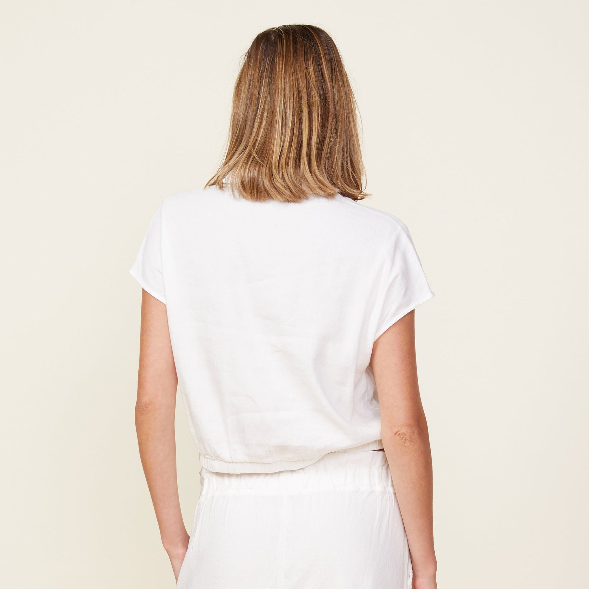 Stretch Linen Short Sleeve