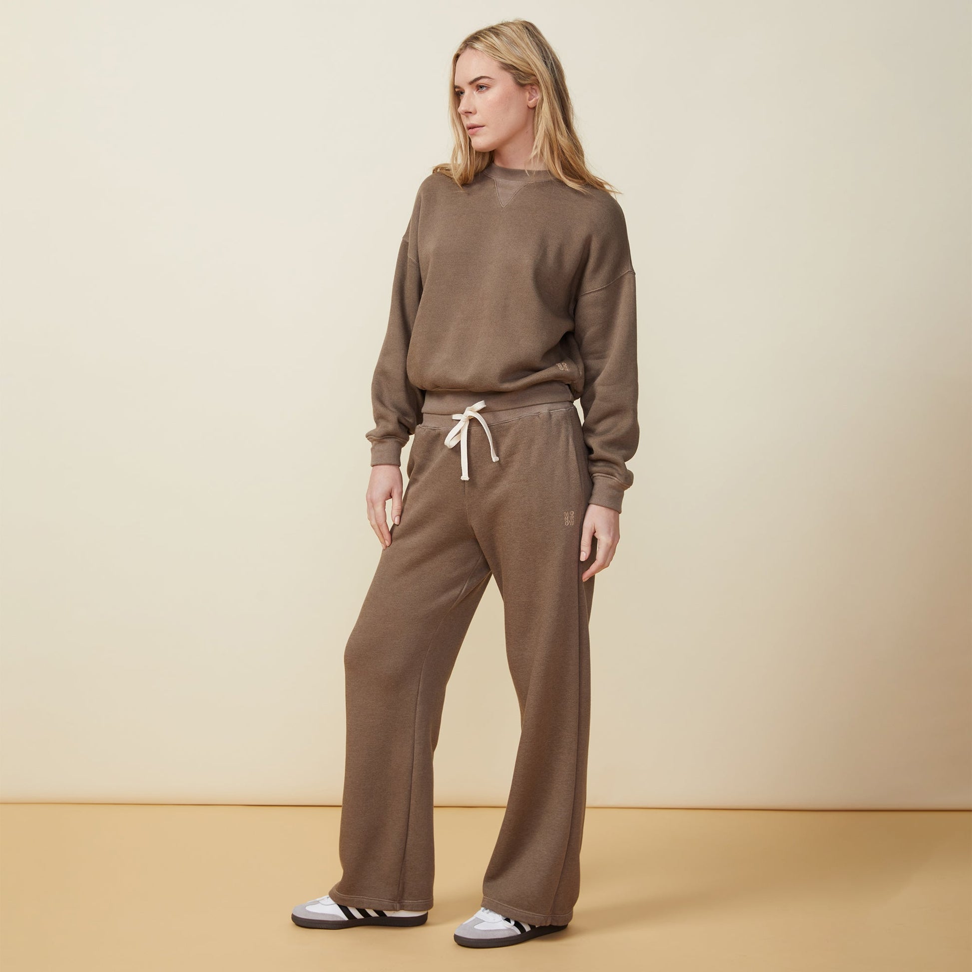 Teddy Fleece Crew Neck Sweatshirt