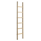Sagebrook Home Rustic 6ft Tall Blanket Ladder, Decorative Freestanding Ladder For Storage - 19 x 2 x 76