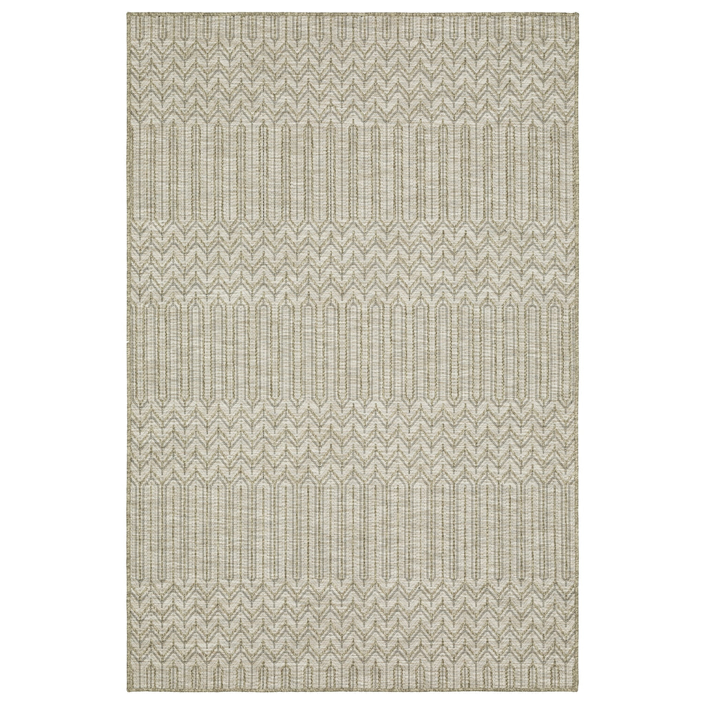 Vista Home Tangelo Geometric Tan/ Black Ultimate Performance Area Rug