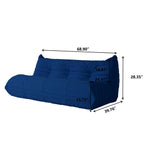 Teddy Velvet Sofa Bean Bag Couch Sets