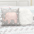 Taylor & Olive Ever-Tru Elephant Stripe 5-piece Quilt Set