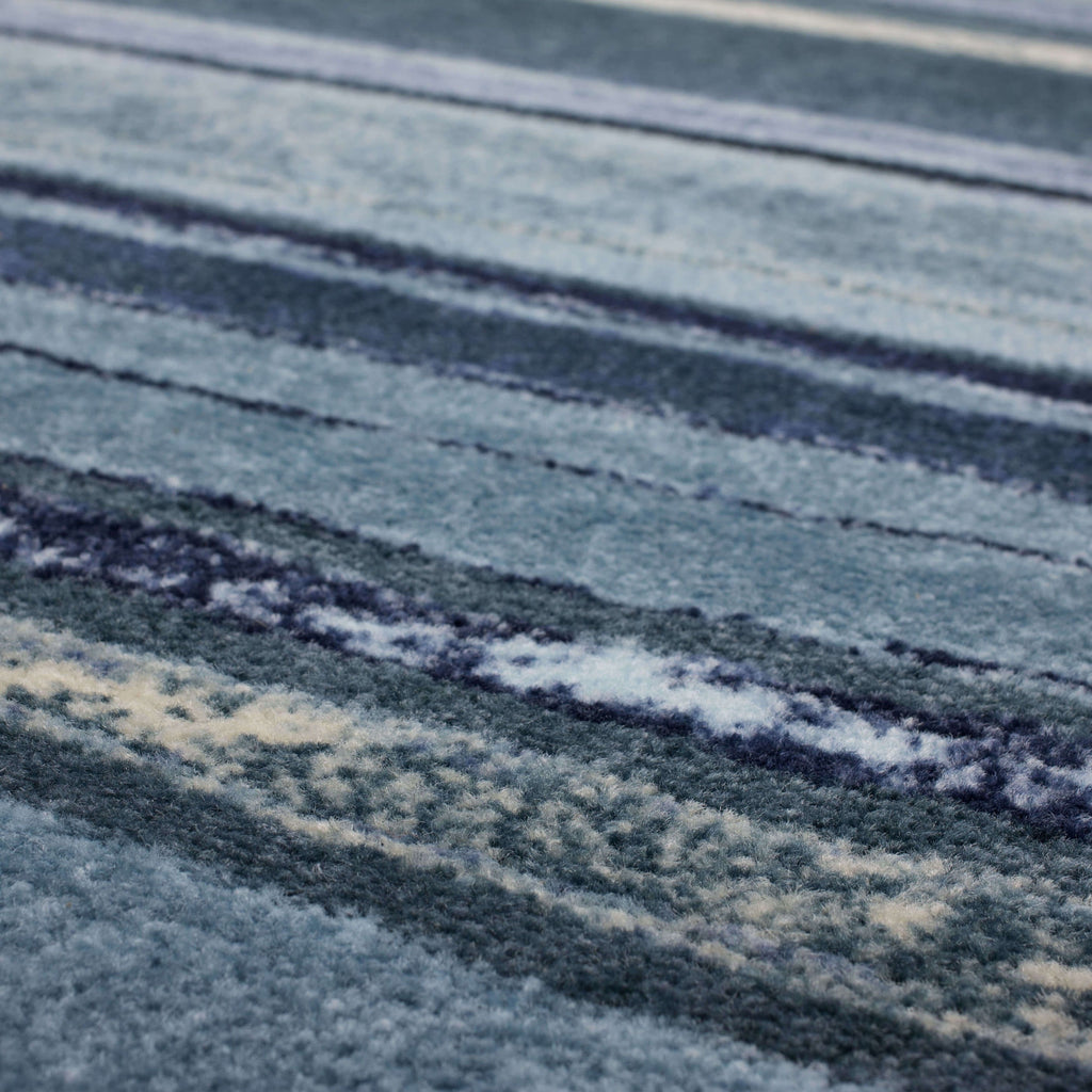 The Curated Nomad Sultan Multicolor Striped Boho Area Rug