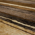 The Curated Nomad Sultan Multicolor Striped Boho Area Rug