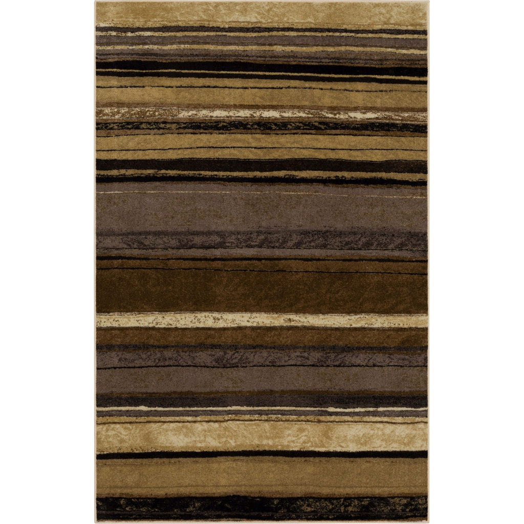 The Curated Nomad Sultan Multicolor Striped Boho Area Rug