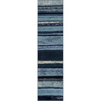 The Curated Nomad Sultan Multicolor Striped Boho Area Rug