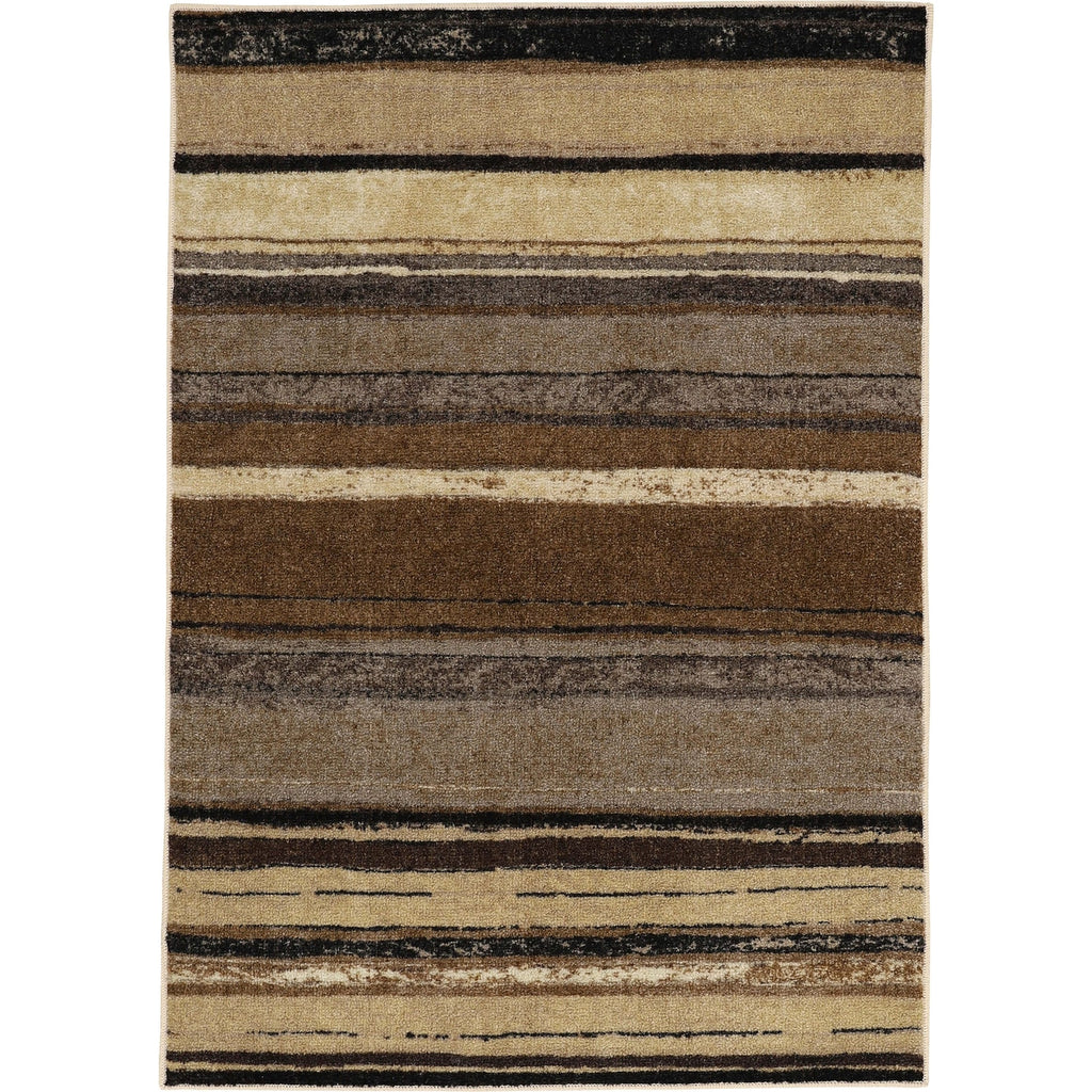 The Curated Nomad Sultan Multicolor Striped Boho Area Rug