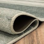 The Curated Nomad Sultan Multicolor Striped Boho Area Rug