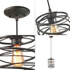 The Gray Barn Farmhouse 1-Light Pendant Light for the Kitchen Island Dining Room
