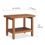 The Original Spa Teak Shower Bench