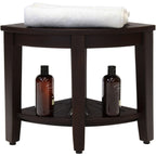 The Original Kai Corner Teak Shower Bench