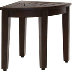 The Original Kai Corner Teak Shower Bench