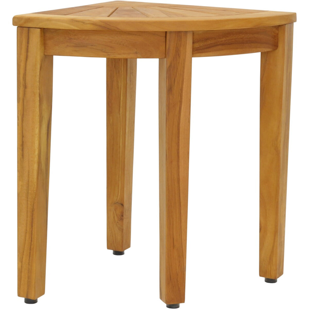 The Original Kai Corner Teak Shower Bench