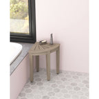 The Original Kai Corner Teak Shower Bench