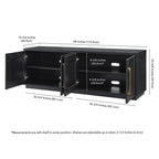 Tillman Rectangular TV Stand for TV's up to 75