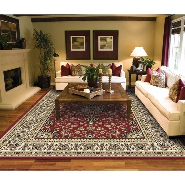 Copper Grove Savonlinna Bordered Persian Area Rug