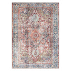 Traditional Distressed Machine Washable Area Rug