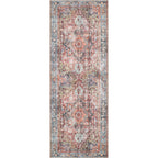 Traditional Distressed Machine Washable Area Rug
