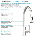 Transolid EWS-2422S 24-in W x 22-in D x 35-in H Stainless Steel Laundry Sink and Wash Stand - 24-in x 22-in