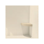 Transolid Studio 14-In X 14-In Solid Surface Wall-Mount Corner Shower Seat - 14.5 x 14.25 x 3