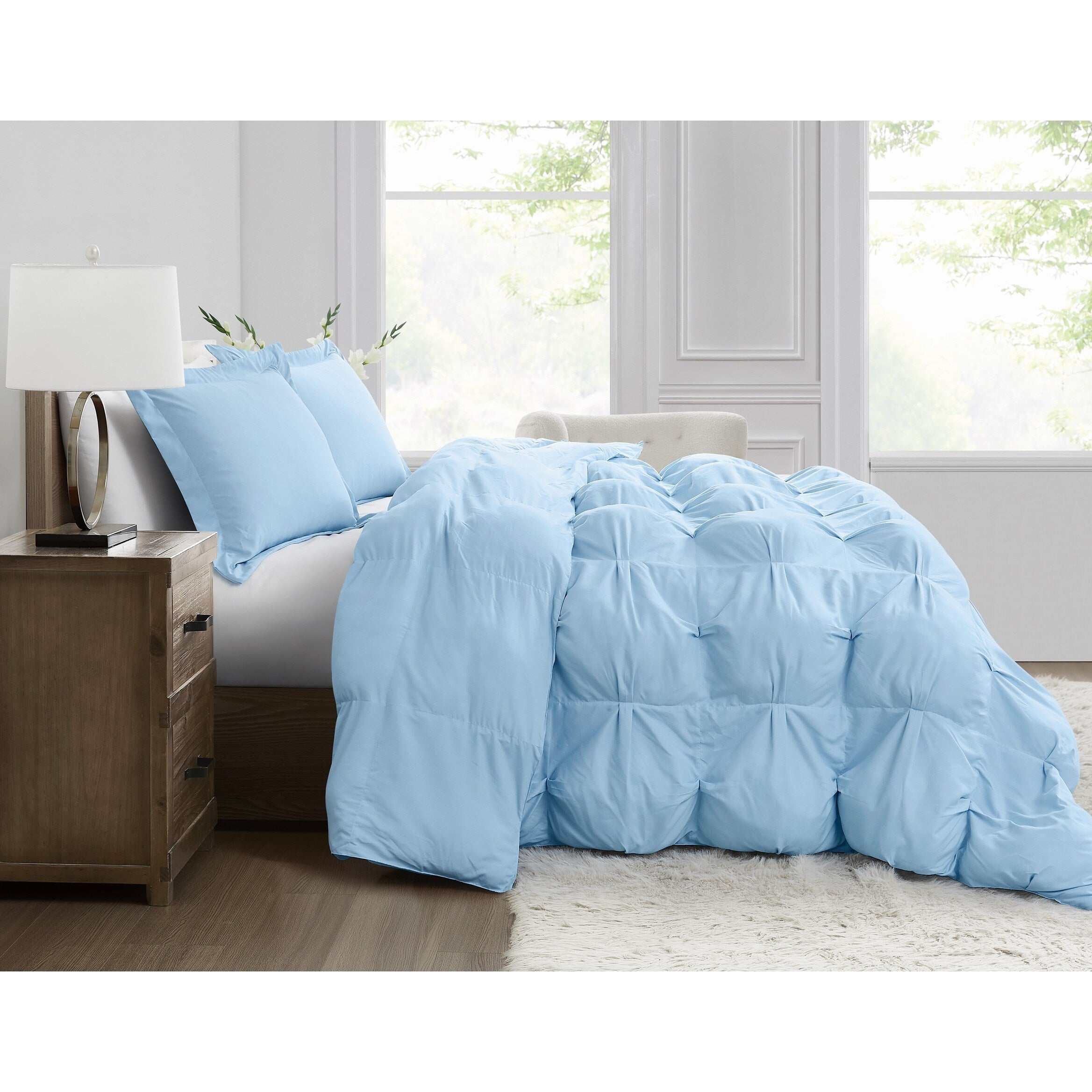 Truly Soft Oversized Puffer 3 Piece Comforter Set