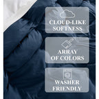 Truly Soft Oversized Puffer 3 Piece Comforter Set