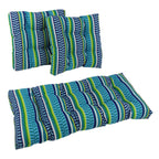 Tufted Indoor/Outdoor Settee Cushion Set (Set of 3) - 19 x 19/19 x 42