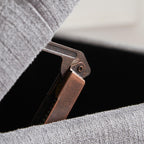 Tufted Storage Ottoman Bench, Rectangular Footstool