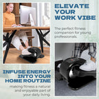 Under Desk Elliptical Machine, Elliptical Trainer with Remote Control Seated Pedal Exerciser for Seniors Adults and Teens