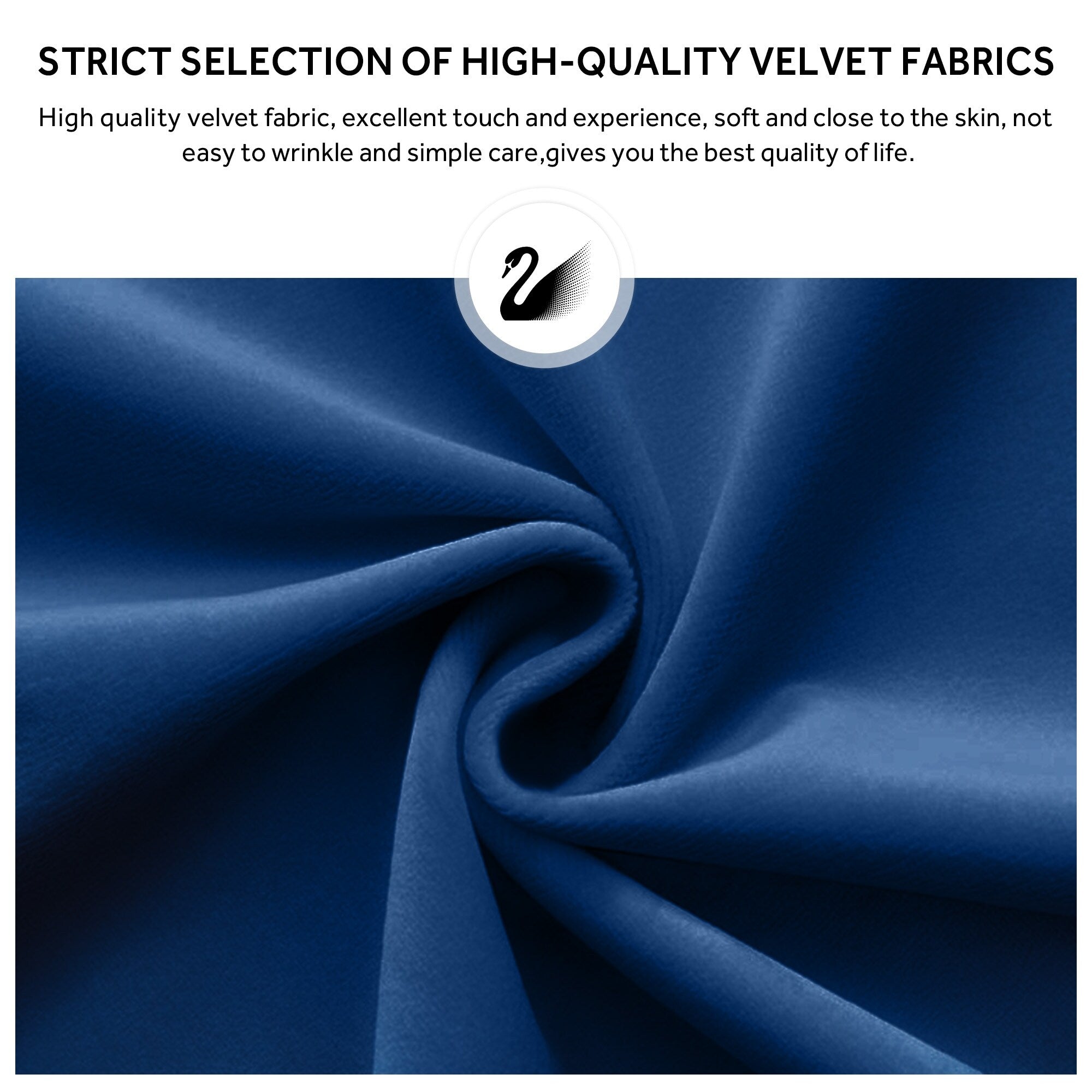 Upholstered Tufted Velvet Dining Chair with Solid Wood Legs Set of 6