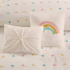 Ensley Cotton Jacquard Pom Pom Comforter Set by Intelligent Design Kids
