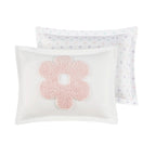 Intelligent Design Kids Madeline Floral Reversible Tufted Chenille Duvet Cover Set