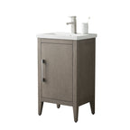 Vanity Art 20 or 24 or 30 Single Sink Bathroom Vanity Cabinet with Ceramic Top