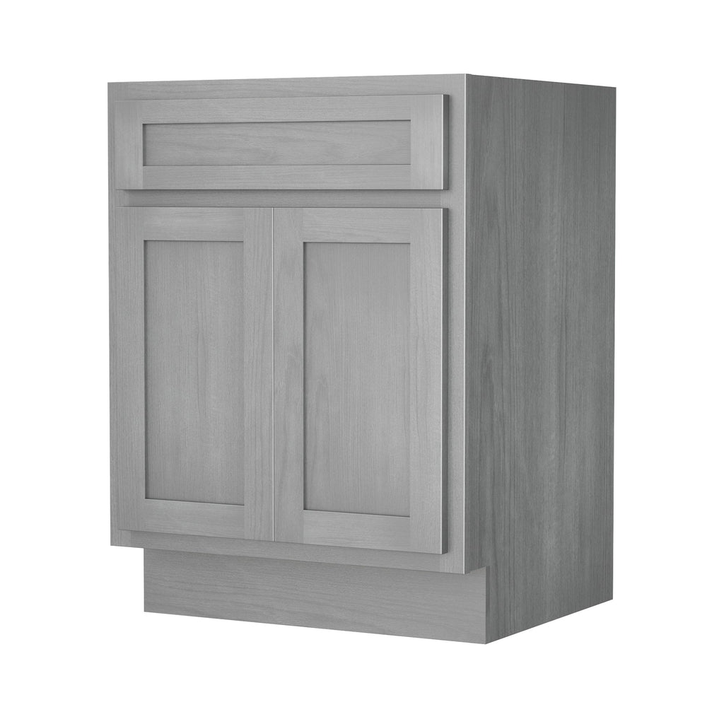 Vanity Art 24-inch Solid Wood Single Sink Bathroom Vanity Cabinet
