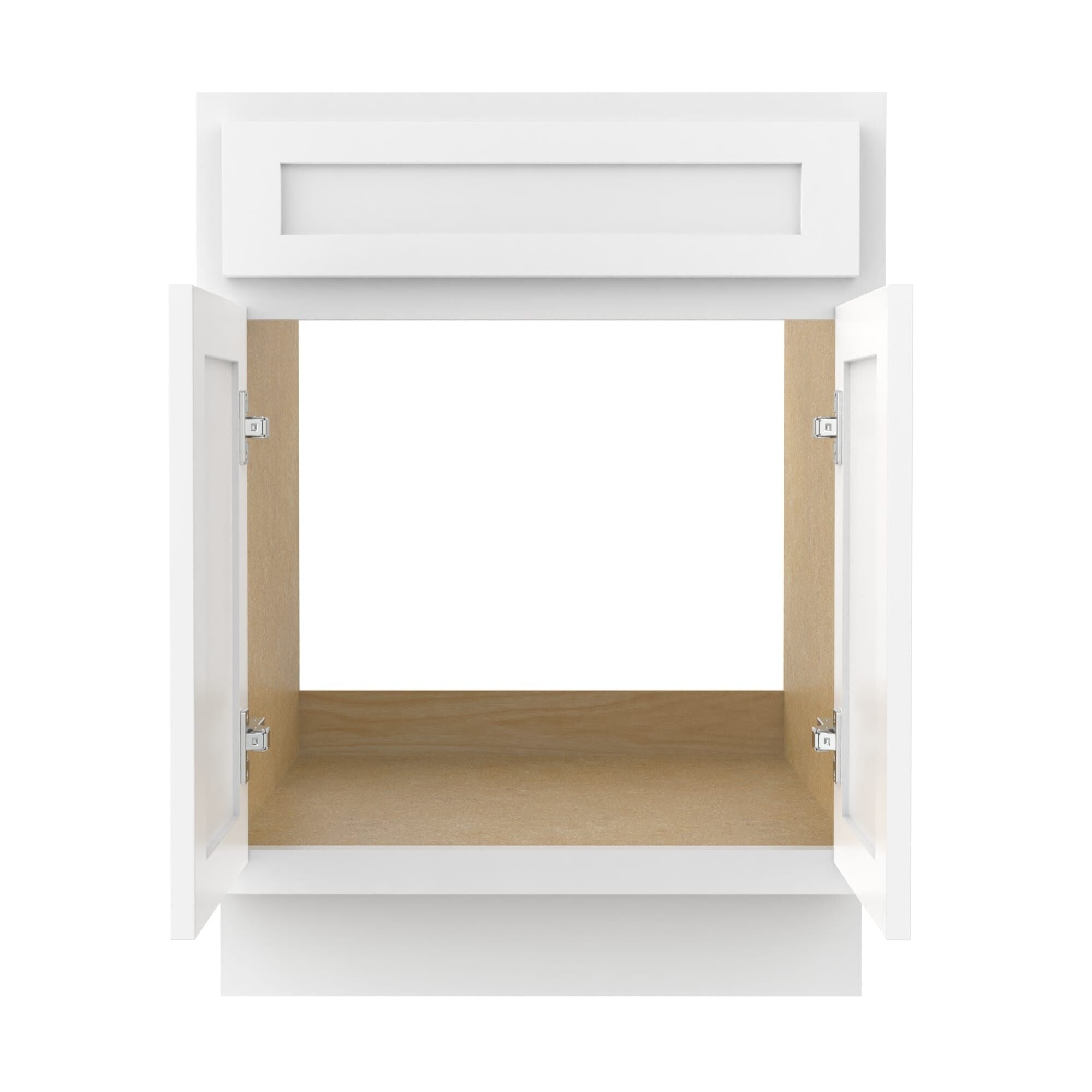 Vanity Art 24-inch Solid Wood Single Sink Bathroom Vanity Cabinet