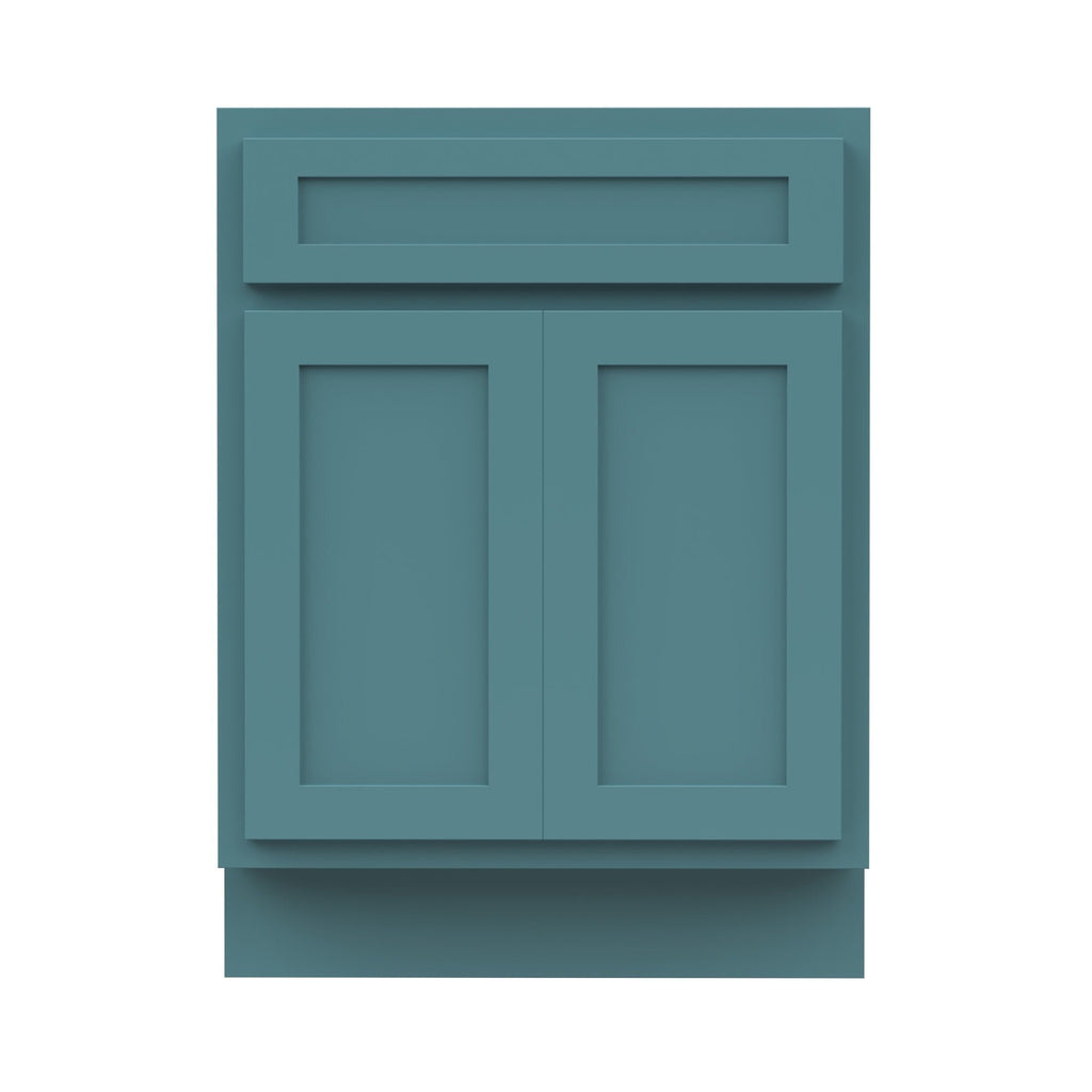 Vanity Art 24-inch Solid Wood Single Sink Bathroom Vanity Cabinet