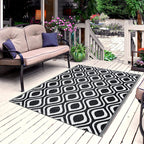 Venice Lightweight Reversible Recycled Plastic Outdoor Floor Mat/Rug