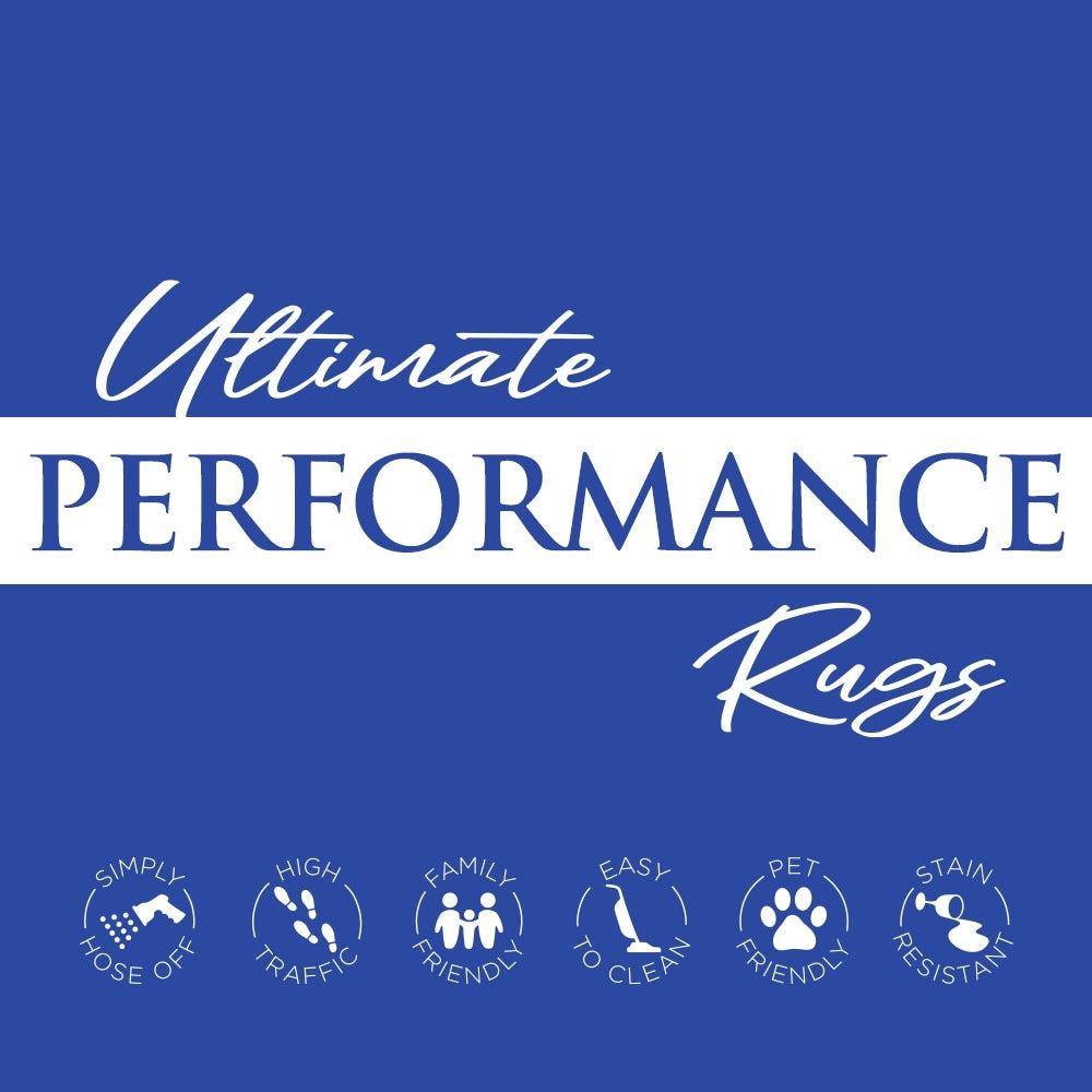 Style Haven Veranda Light Brown Solid Textured Indoor-Outdoor Area Rug