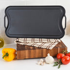 Viking Cast Iron 20 Reversable Grill/Griddle Pan (Pre-Seasoned)