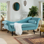 Vintage Chaise Lounge with Scroll Arms by Christopher Knight Home