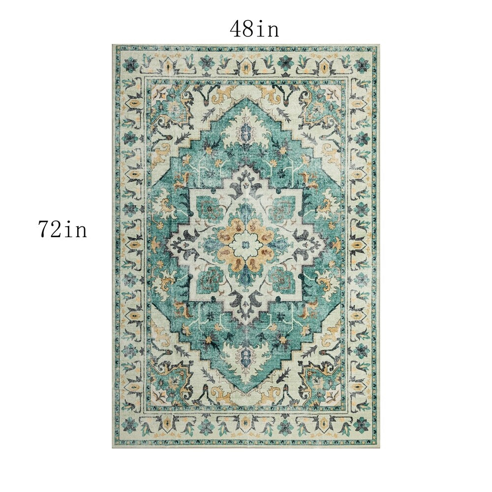 Vintage Modern Abstract Area Rug