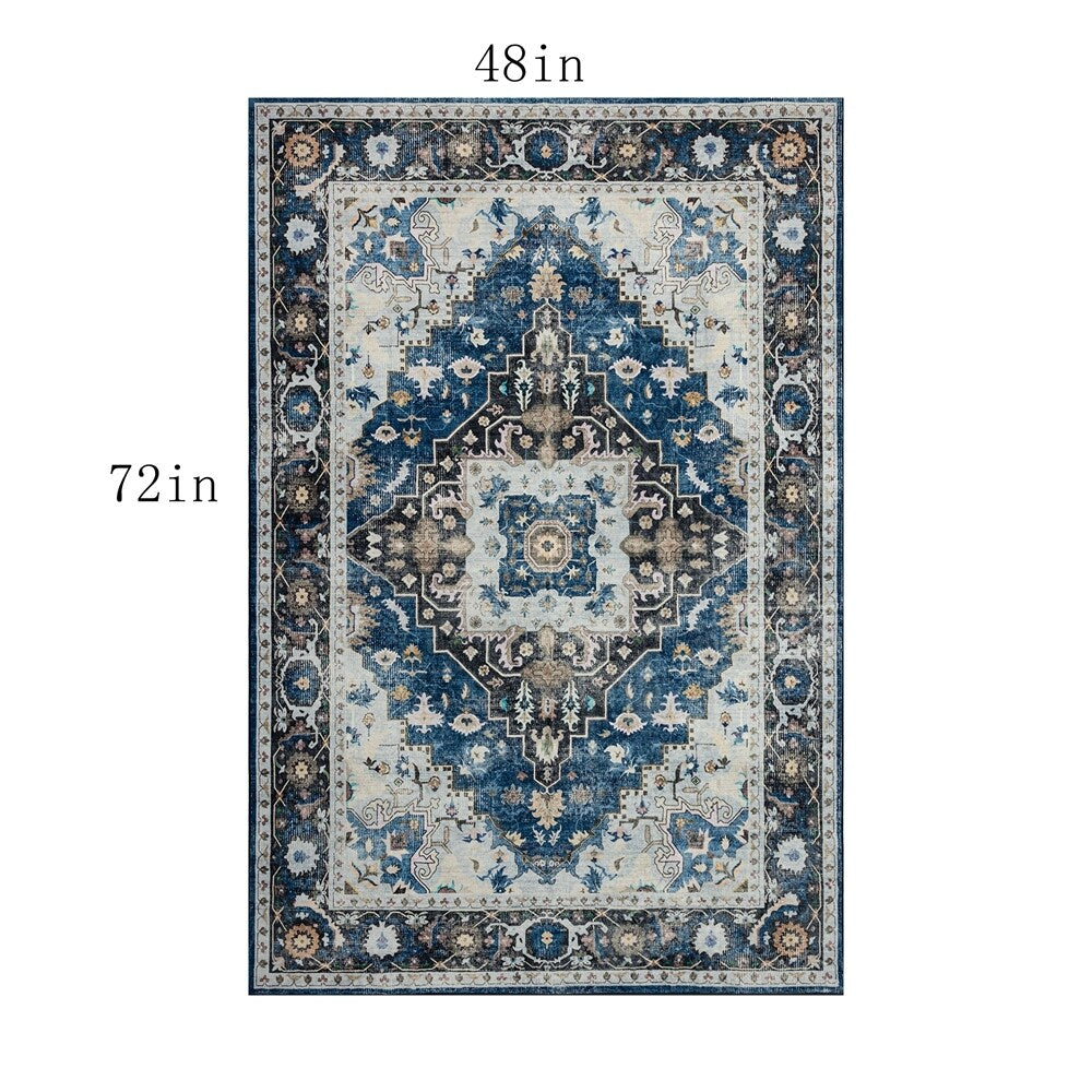 Vintage Modern Abstract Area Rug
