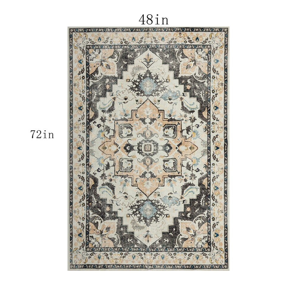 Vintage Modern Abstract Area Rug