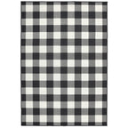 Vista Home Malta Gingham Check Indoor/Outdoor Area Rug