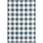 Vista Home Malta Gingham Check Indoor/Outdoor Area Rug